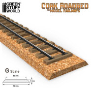 G Cork Roadbed | Scale Cork Roadbed