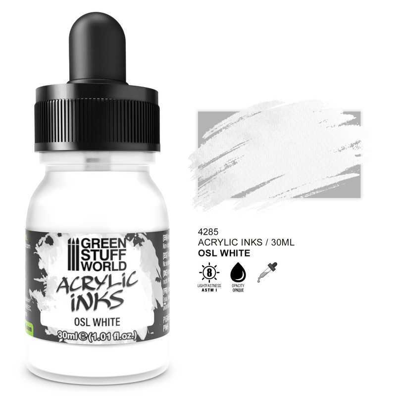 Opaque Acrylic Ink - OSL White | Acrylic Inks