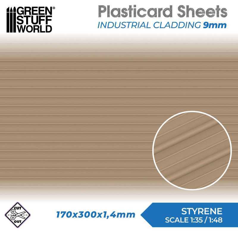 塑膠 - 工業覆層 9mm - Plasticard