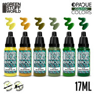 Opaque Paint Set - Green Colours | Paint Sets