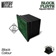 Square Top Display Plinth 5x5 cm - Black | Squared Plinths