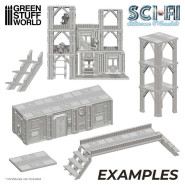 Silicone Moulds - SCI-FI | Terrain molds