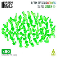 GREEN Resin Crystals - Small | Transparent resin