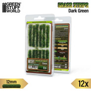 Grass Strips 12 mm - Dark Green | 12mm Grass Stripes