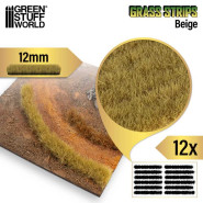 Grass Strips 12 mm - Beige | 12mm Grass Stripes