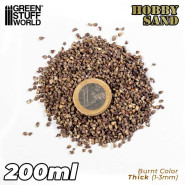 Thick Hobby Sand - Burnt Brown 200ml | Hobby Sand