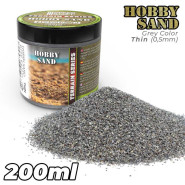 Thin Hobby Sand - Dark Grey 200ml | Hobby Sand