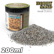 Thick Hobby Sand - Dark Grey 200ml | Hobby Sand