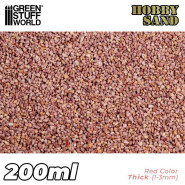 Thick Hobby Sand - Red 200ml | Hobby Sand