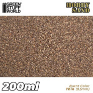 Thin Hobby Sand - Burnt Bown 200ml | Hobby Sand