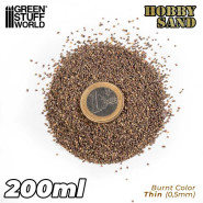 Thin Hobby Sand - Burnt Bown 200ml | Hobby Sand