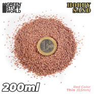 Thin Hobby Sand - Red 200ml | Hobby Sand