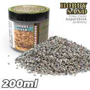 Extra Thick Hobby Sand - Dark Grey 200ml | Hobby Sand