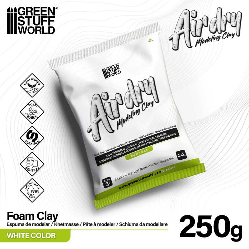 Air Dry Foam Clay 250gr. - White | Foam Clay