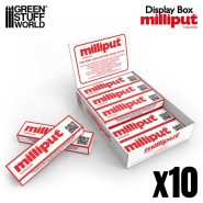 纸板展示盒Milliput 标准 黄/灰 x10个单位 - Milliput英国复合土