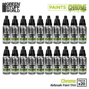 Chrome Paint - Airbrush (Pack x20) | Chrome Paints