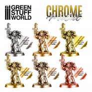 Chrome Paint - BRONZE 17ml (Pack x20) | Chrome Paints