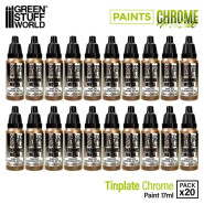 Chrome Paint TINPLATE (Pack x20) | Chrome Paints