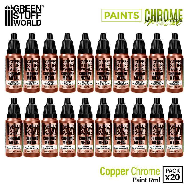 Chrome Paint COPPER (Pack x20) | Chrome Paints