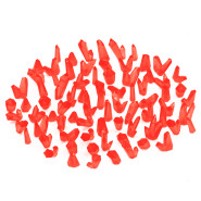 RED Resin Crystals - Small | Transparent resin