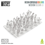 CLEAR Resin Crystals - Medium | Transparent resin