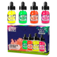 Acrylic Inks Set - Fluor (x4) | Acrylic Inks