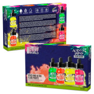 Acrylic Inks Set - Fluor (x4) | Paint