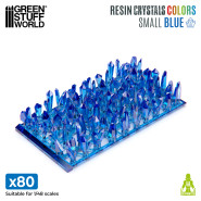 BLUE Resin Crystals - Small | Transparent resin