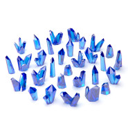 BLUE Resin Crystals - Medium | Transparent resin