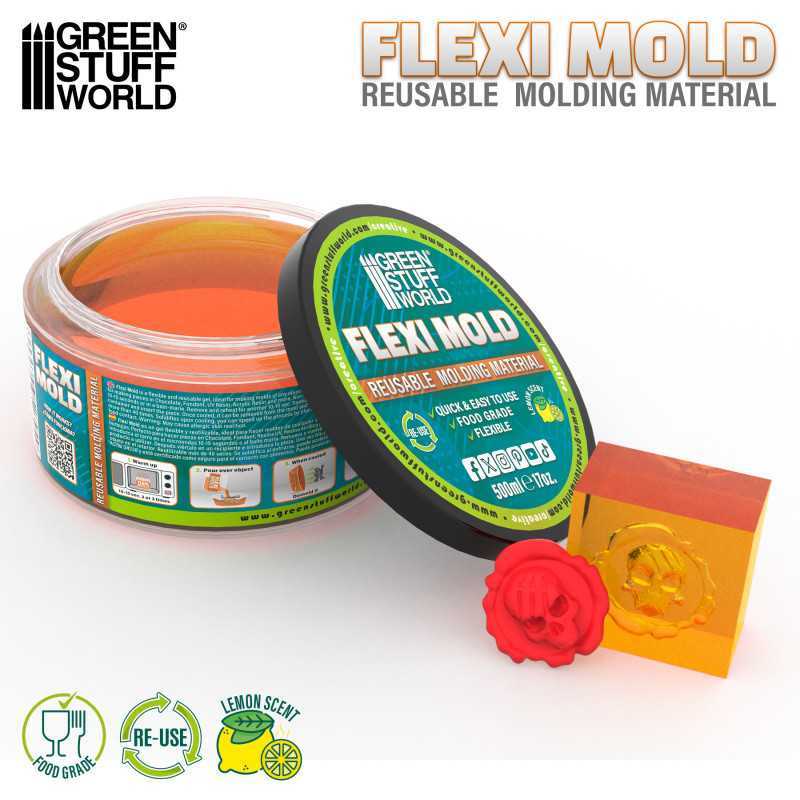 Flexi Mold - 可重复使用的模型材料 - Flexi Mold