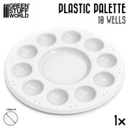 Plastic Round Mixing Palette | Paint