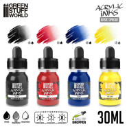 Acrylic Inks Set - Basic Opaque (x4) | Acrylic Inks