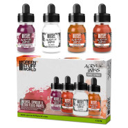 Acrylic Inks Set - Sunset Opaque (x4) | Acrylic Inks