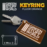 GSW logo 鑰匙扣 - 橙色 - 手工配件