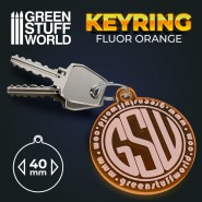 GSW logo 圓形鑰匙扣 - 橙色 - 手工配件