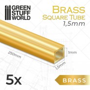 方形黄铜管 1.5mm - 黄铜